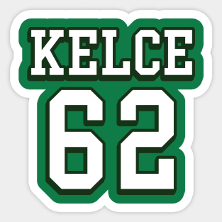 Jason Kelce Jersey Sticker